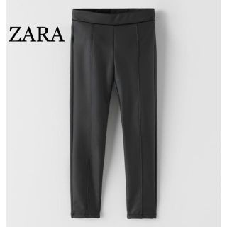 ザラ(ZARA)のZARA♡フェイクレザーレギンスパンツ(レギンス/スパッツ)