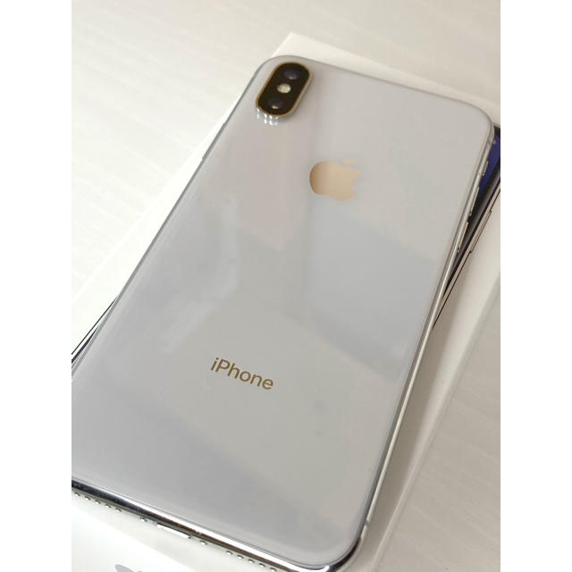 Apple(アップル)のiPhoneX 64GB SIMフリー iPhone X 本体 スマホ/家電/カメラのスマートフォン/携帯電話(スマートフォン本体)の商品写真