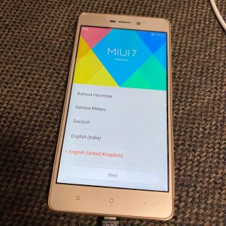 アンドロイド(ANDROID)のXiaomi Redmi 3(スマートフォン本体)