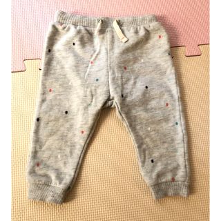 ザラキッズ(ZARA KIDS)の未使用⭐︎ZARAベビー　グレーのスエット　80(パンツ)