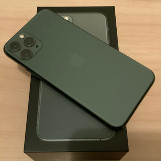 アップル(Apple)のiPhone11 pro simフリー 64GB グリーン(スマートフォン本体)