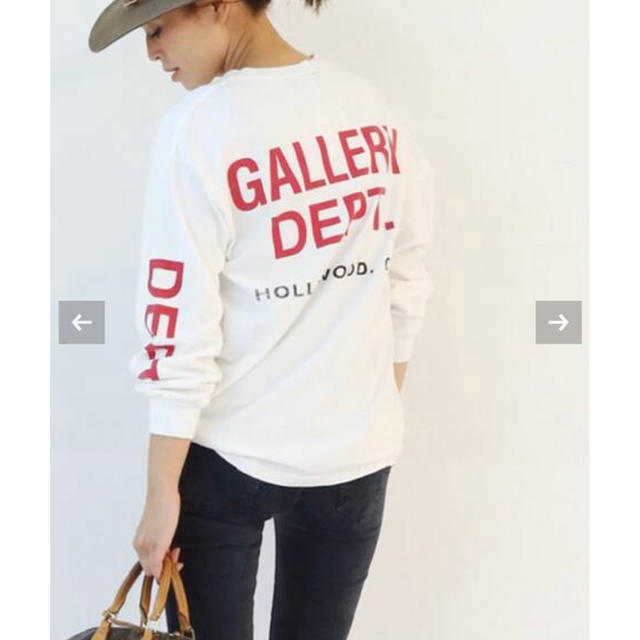 【15400円】GALLERY DEPT BACKプリント　ロンティー