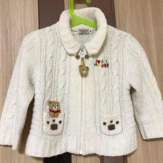 ミキハウス(mikihouse)のミキハウス　カーディガン　90 男女兼用(カーディガン)