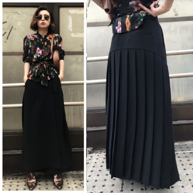 Ameri【新品】バックプリーツスカート | フリマアプリ ラクマ