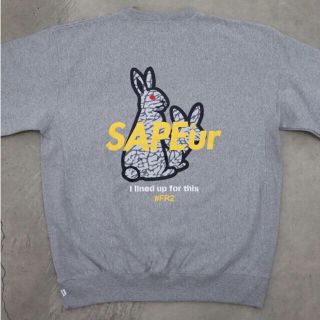 #FR2×SAPEur Cement Rabbit Crewneck sweat(スウェット)