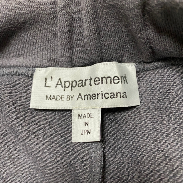 L'Appartement DEUXIEME CLASSE(アパルトモンドゥーズィエムクラス)のアパルトモン別注 AMERICANA Sweat スカート ネイビー36 レディースのスカート(ロングスカート)の商品写真