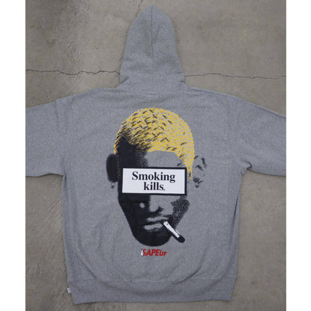 #FR2×SAPEur Smoking kills HEAD Hoodie