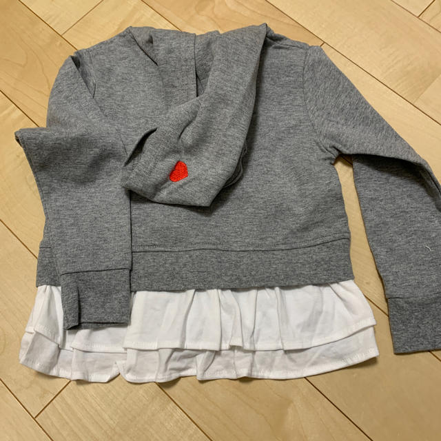 BABYDOLL(ベビードール)の新品☆ベビードール パーカー 100 キッズ/ベビー/マタニティのキッズ服女の子用(90cm~)(カーディガン)の商品写真