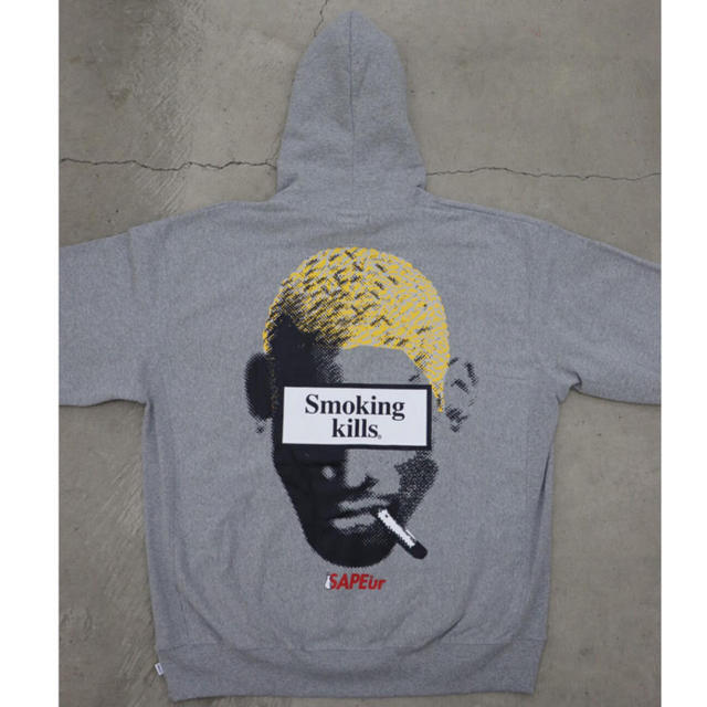 #FR2×SAPEur Smoking kills HEAD Hoodie