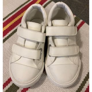 ザラキッズ(ZARA KIDS)のレザー風の靴　16cm(スニーカー)