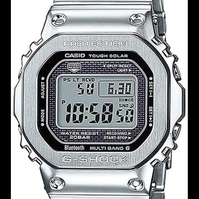 【新品】G-SHOCK GMW-B5000D フルメタル シルバー