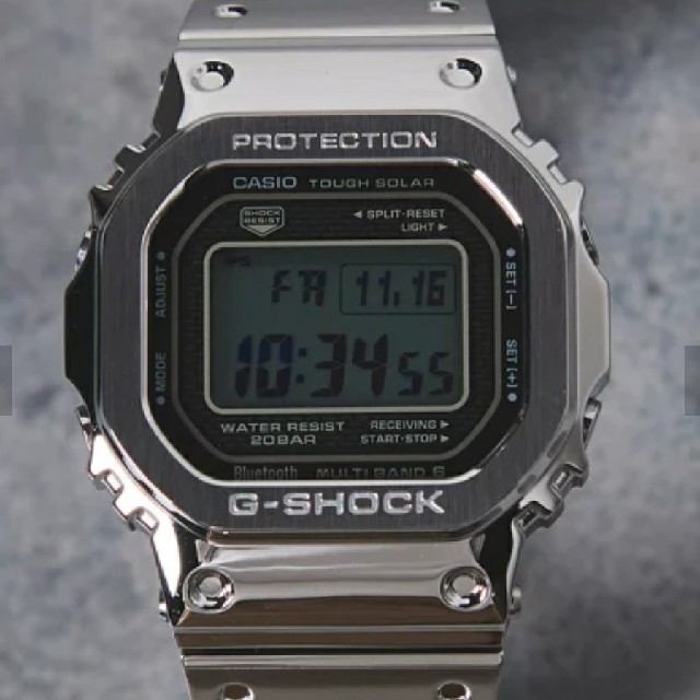 【新品】G-SHOCK GMW-B5000D フルメタル シルバー