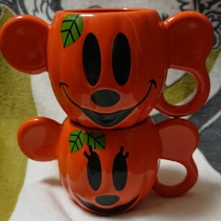 ディズニー(Disney)のディズニー　ハロウィンパンプキンマグカップ(グラス/カップ)