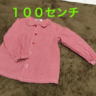 ミキハウス(mikihouse)の１００センチ　ブラウス(ブラウス)