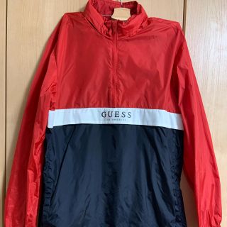 GUESS - GUESS ゲス ハーフジップナイロンジャケットの通販 by せん