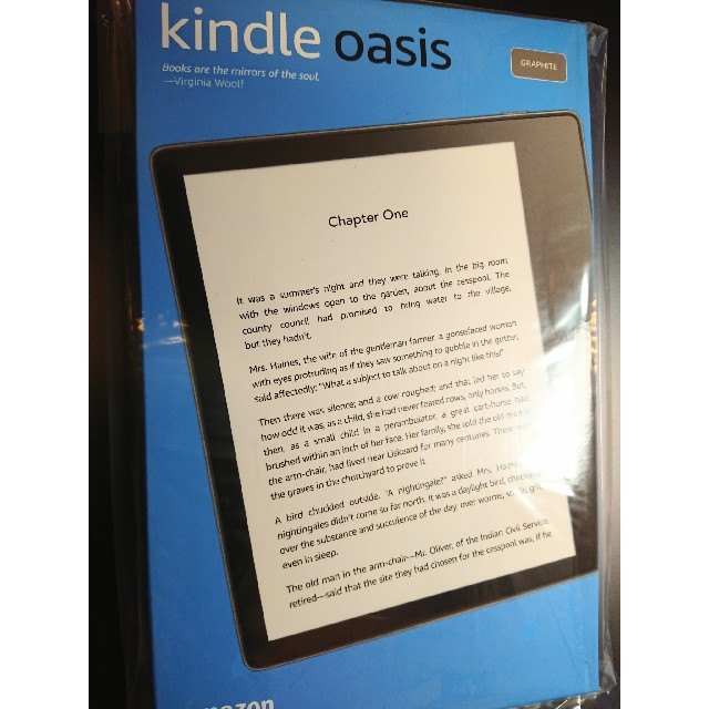 新品未開封 最新 第10世代 Kindle Oasis スマホ/家電/カメラのPC/タブレット(電子ブックリーダー)の商品写真