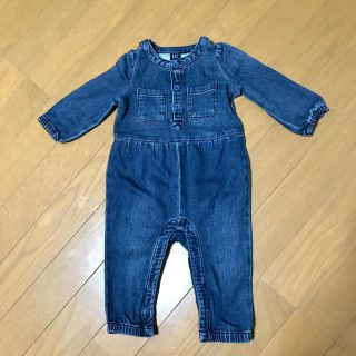 ベビーギャップ(babyGAP)のGAP ジーンズロンパース 60サイズ(ロンパース)