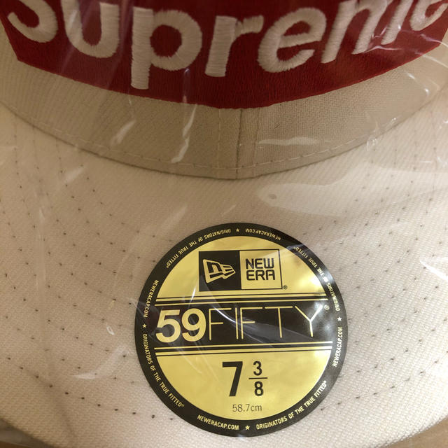 ④送込 M World Famous Box Logo New Era ホワイト 3