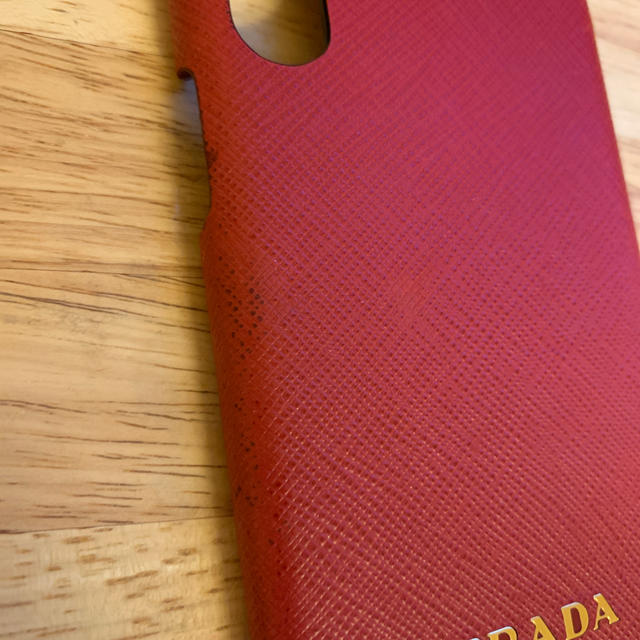 PRADA(プラダ)のPRADA iPhone xs ケース　中古 スマホ/家電/カメラのスマホアクセサリー(iPhoneケース)の商品写真