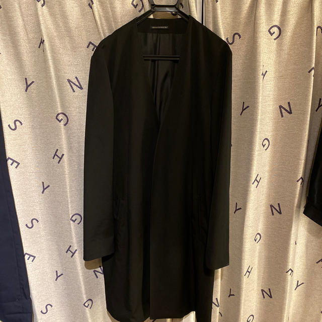 yohji yamamoto pour homme 18aw ノーカラーコート