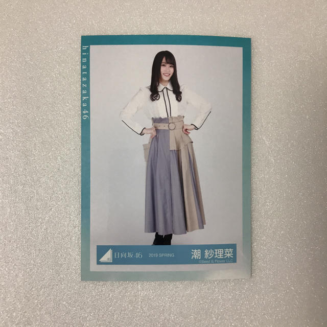 日向坂46 潮紗理菜 春の私服 生写真 ヒキ エンタメ/ホビーのタレントグッズ(アイドルグッズ)の商品写真