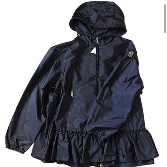 超安い MONCLER フリル ネイビー サイズ2 ナイロン トビリシ