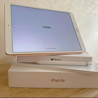 アップル(Apple)のiPad Air 64GB&Apple pencil&Smart Cover(タブレット)