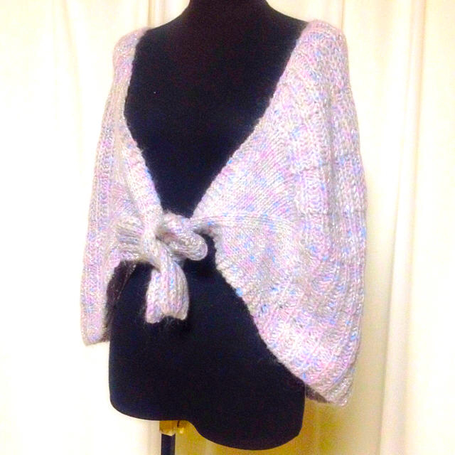 TSUMORI CHISATO ツモリチサト パステルラメニットケープ