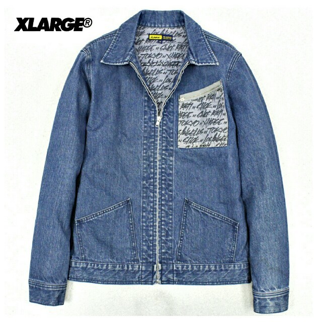 XLARGE - 【美品】17,600円 カスタムデニム ジャケット 裏タギング