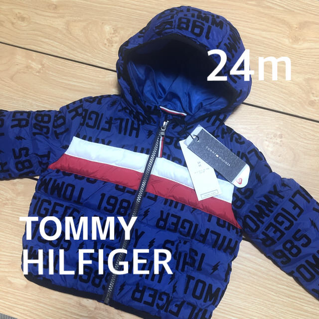 早い者勝ち！新品 TOMMYHILFIGER キッズ★ダウンジャケット 24m キッズ/ベビー/マタニティのキッズ服男の子用(90cm~)(ジャケット/上着)の商品写真