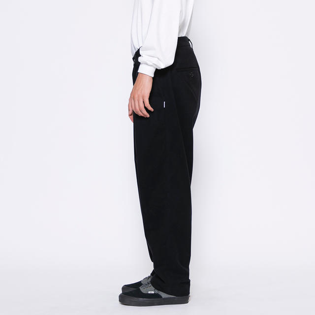 【ARES】 DOUBLE LOGO PANTS BLACK Sサイズ