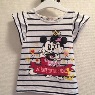 エイチアンドエム(H&M)のミッキー❤︎ミニーＴシャツ(Tシャツ/カットソー)