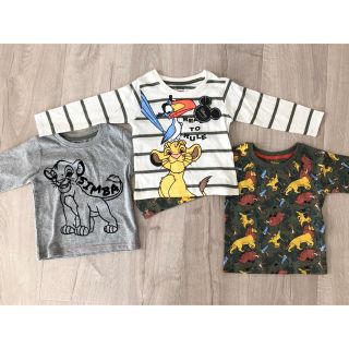 プライマーク(PRIMARK)のPrimark ライオンキング長袖Tシャツ　3枚セット　98cm(Tシャツ/カットソー)