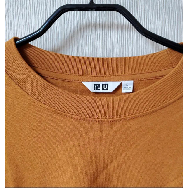 UNIQLO(ユニクロ)のUniqlo U クルーネック長袖Tシャツ L  メンズのトップス(Tシャツ/カットソー(七分/長袖))の商品写真