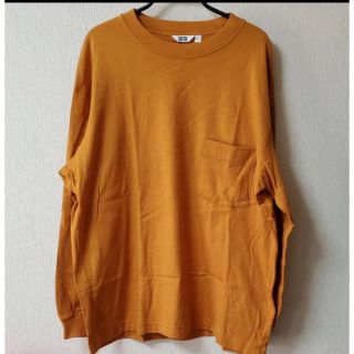 ユニクロ(UNIQLO)のUniqlo U クルーネック長袖Tシャツ L (Tシャツ/カットソー(七分/長袖))