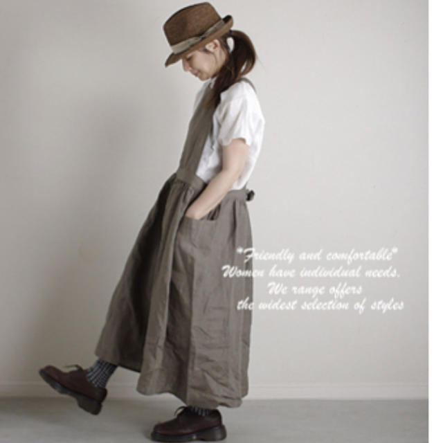 Natural Laundry Blue Willowのリネンエプロンワンピースの通販 By 本店 ナチュラルランドリーならラクマ