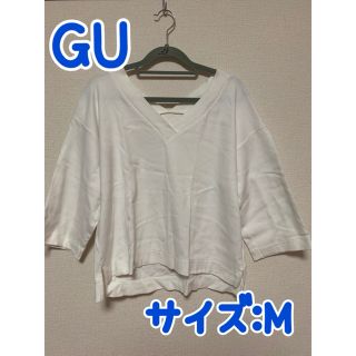 ジーユー(GU)のGU トップス　七分丈　レディース M(カットソー(長袖/七分))