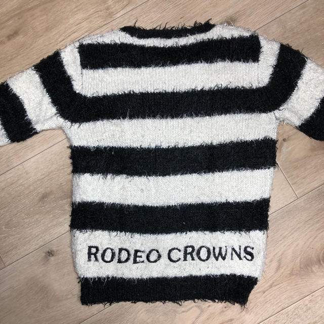 RODEO CROWNS WIDE BOWL(ロデオクラウンズワイドボウル)のRODEO CROWNS KIDS＊ニット　Mサイズ キッズ/ベビー/マタニティのキッズ服女の子用(90cm~)(カーディガン)の商品写真