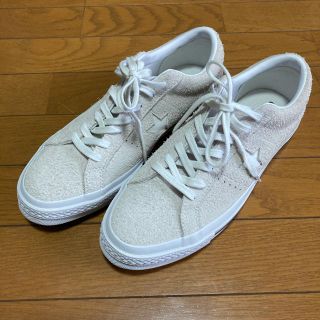 コンバース(CONVERSE)のCONVERSE ONE STAR OX WHITE SUEDE 新品未使用(スニーカー)