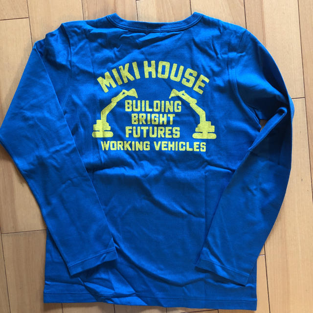 mikihouse(ミキハウス)のミキハウスロングTシャツ キッズ/ベビー/マタニティのキッズ服男の子用(90cm~)(Tシャツ/カットソー)の商品写真