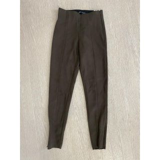 ザラ(ZARA)の専用　新品未使用　ZARA レザー風レギンス　スウェード　xs (レギンス/スパッツ)