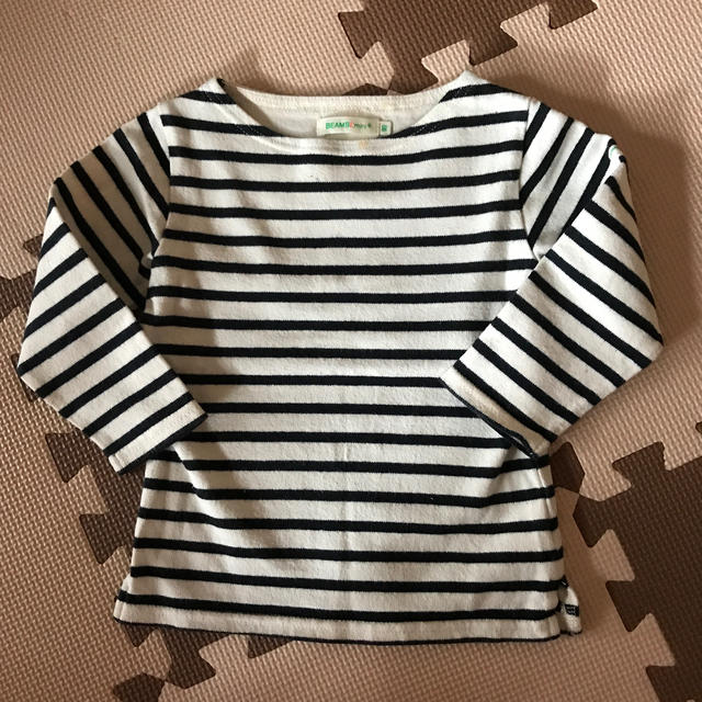 BEAMS(ビームス)のビームス子供ボーダーTシャツ キッズ/ベビー/マタニティのキッズ服男の子用(90cm~)(Tシャツ/カットソー)の商品写真