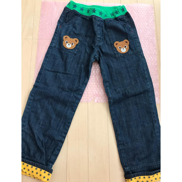 新品????ミキハウス????やわらかデニムパンツ????130cm