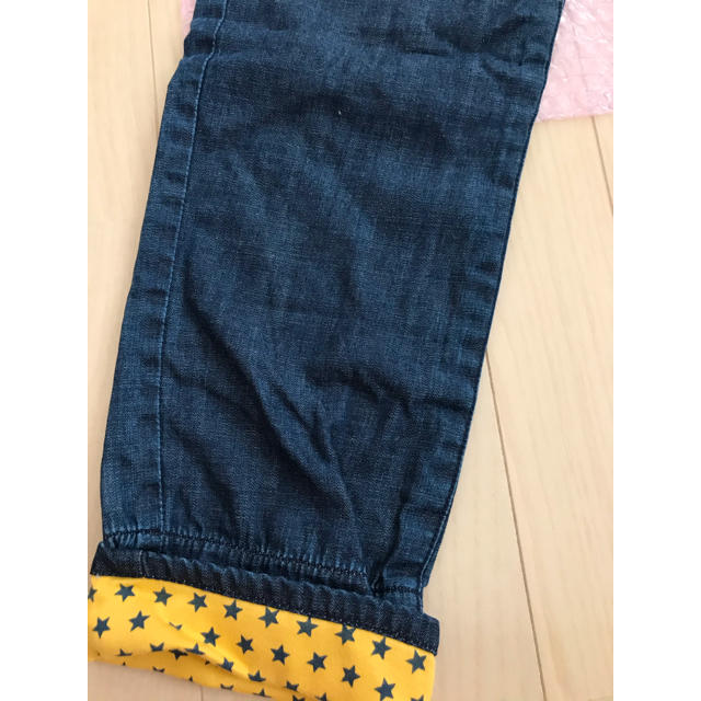 新品????ミキハウス????やわらかデニムパンツ????130cm