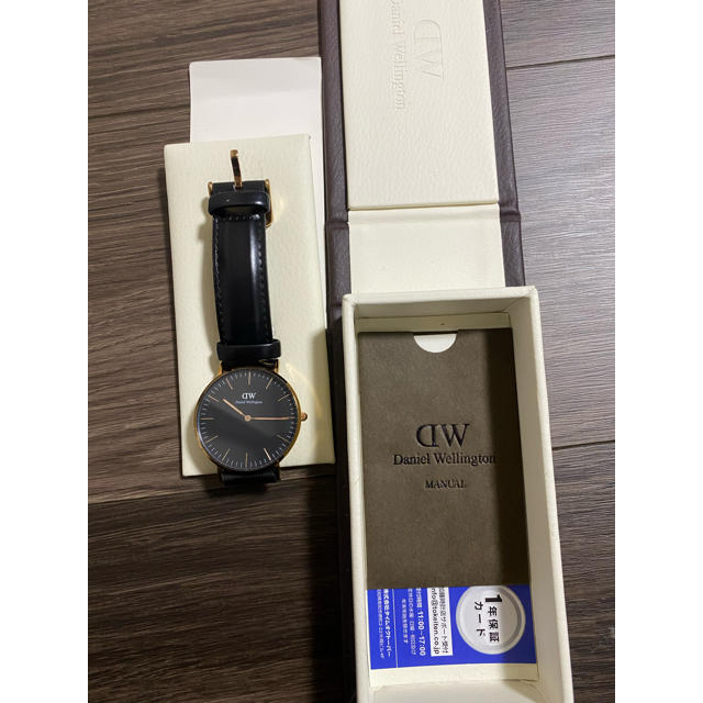 Daniel Wellington(ダニエルウェリントン)のダニエルウェリントン　ブラック36ミリ レディースのファッション小物(腕時計)の商品写真