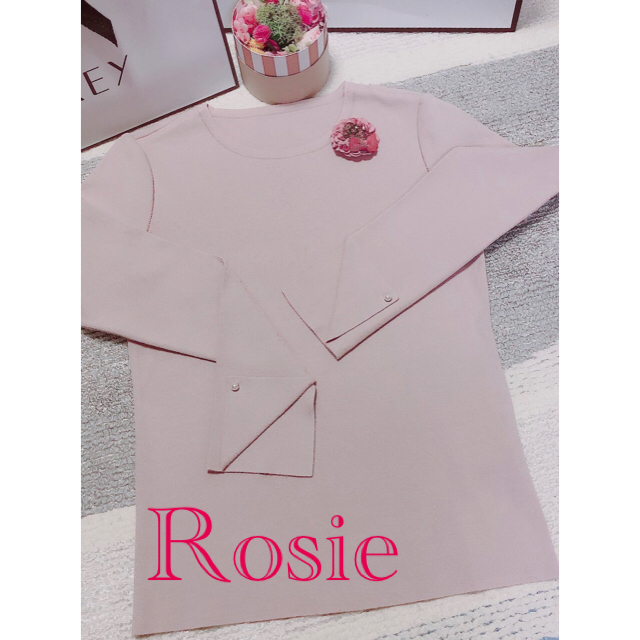 FOXEY2018年製????超美品【人気完売品Rosie✨】パールトップス38