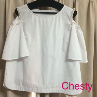 チェスティ(Chesty)のチェスティ★肩あきトップス(シャツ/ブラウス(半袖/袖なし))