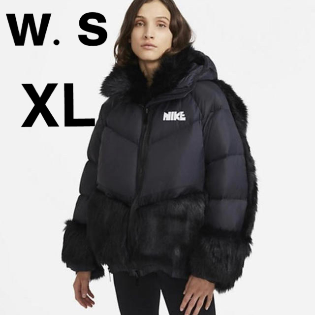 上品 sacai - 黒 W Parka NRG nike sacai XL ダウンジャケット - www ...