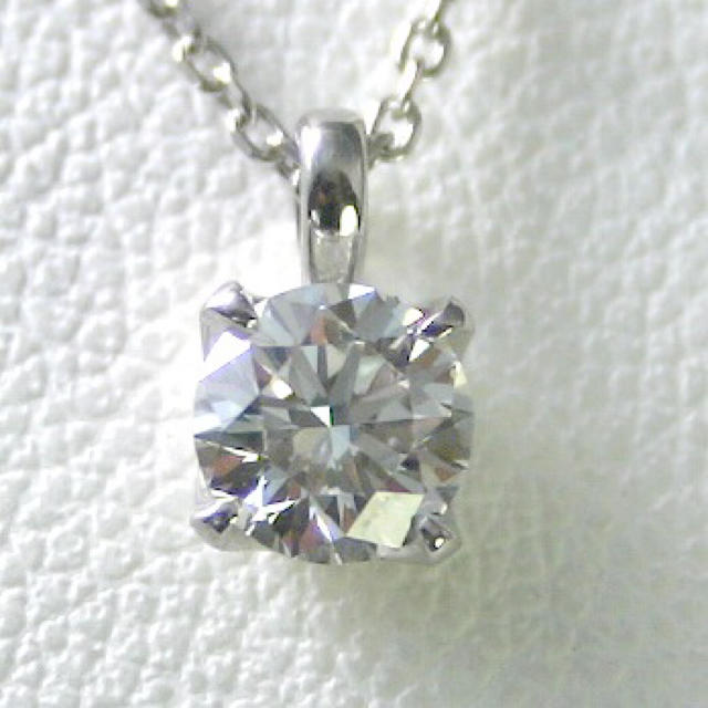 贈る結婚祝い プラチナ ネックレス ダイヤモンド 0.239ct H&C 3EX VVS1 E ネックレス