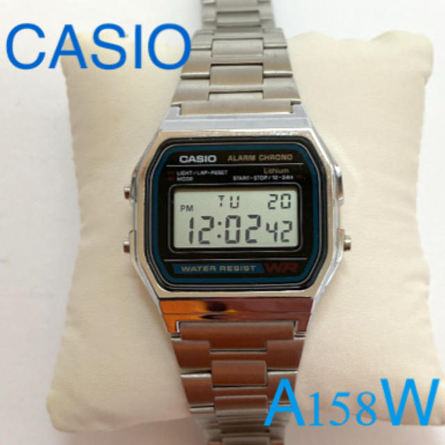 CASIO(カシオ)のCASIO A158W 正常稼働品 実用品 メンズの時計(腕時計(デジタル))の商品写真